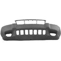 2000-2002 Jeep Grand Cherokee Front Bumper Cover w/Fog Lamp Holes.