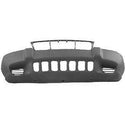 2000-2002 Jeep Grand Cherokee Front Bumper Cover W/O Fog Lamp Holes.