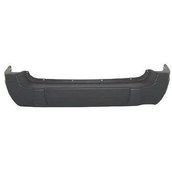 Rear Bumper Cover Textured Gray W/O Hitch Bezel Jeep Grand Cherokee Laredo.