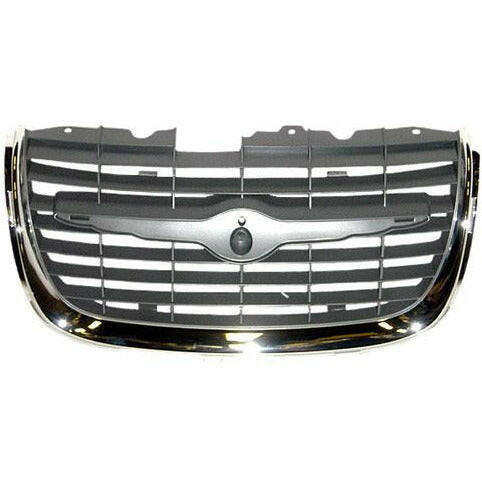 1999-2001 Chrysler 300M Grille Chrome/Gray.