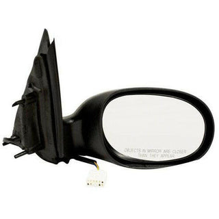RH Door Mirror Power Non-Heated Textured Black Non-Folding PT Cruiser.