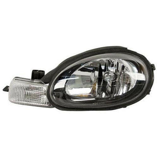2000-2002 Dodge Neon Headlamp LH W/ Black Inner Bezel Neon 00-02.