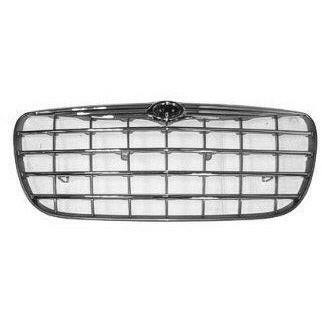 2004-2006 Chrysler Sebring (Sedan/Conv) Grille Chrome/Silver/Black.