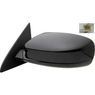 LH Mirror Outside Rear View Sedan Power Heated Black 2011-11.