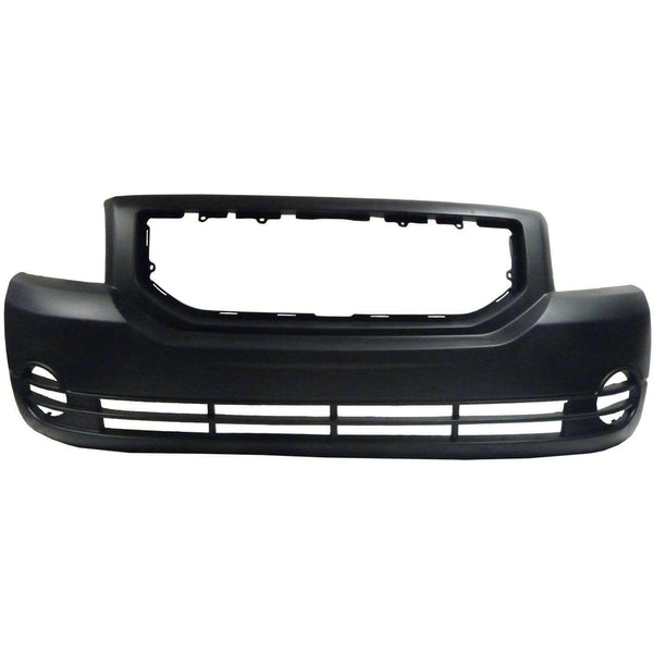 2007-2012 Dodge Caliber Front Bumper Cover W/O Fog Lamp Hole.