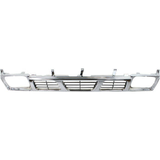 1993-1997 Nissan Pickup (E/SE/XE) Grille Chrome/Dark Argent.