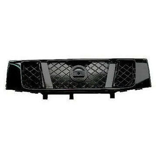 2008-2014 Nissan Titan Grille Black WBlack.