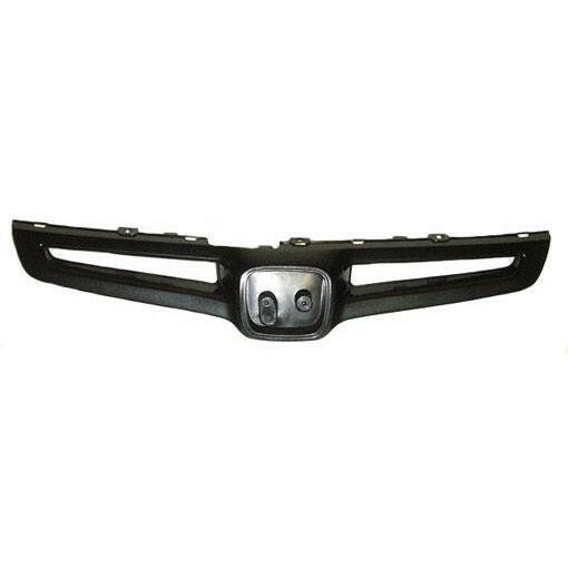 2003-2005 Honda Accord Grille Silver/Black.