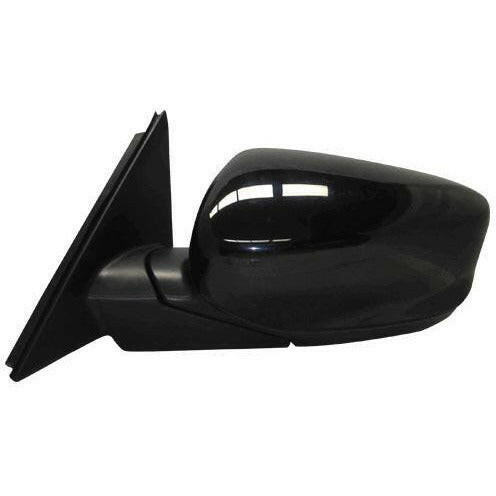 LH Door Mirror Power Non-Heated Black Folding Accord Sedan 08-12.