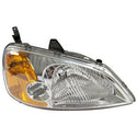RH Headlamp Honda Civic Sedan 01-03, Hybrid 03.