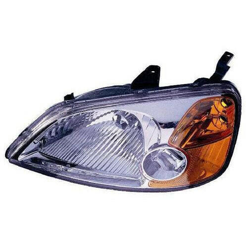 2001-2003 Honda Civic Coupe / Sedan / Hatchback Headlamp LH (C).