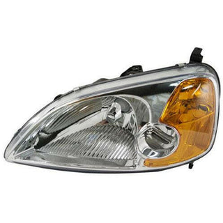 LH Headlamp Honda Civic Coupe 01-03.