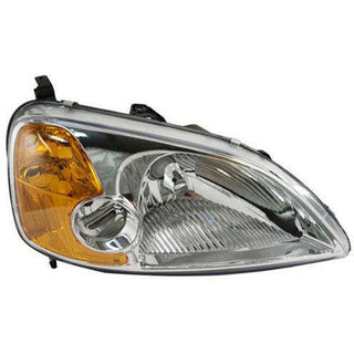 RH Headlamp Honda Civic Coupe 01-03.