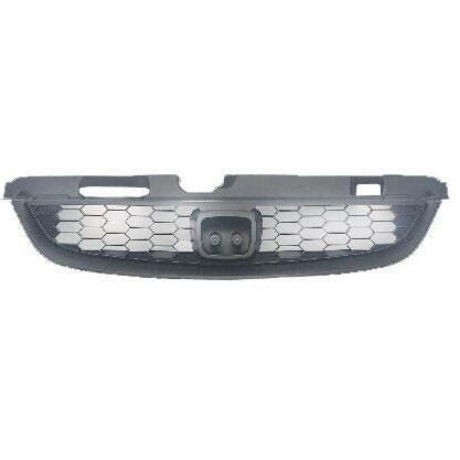 2004-2005 Honda Civic Coupe / Sedan / Hatchback Grille Mat Black.