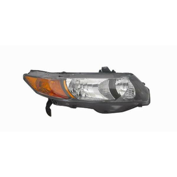2006-2007 Honda Civic Coupe / Sedan / Hatchback Headlamp RH.