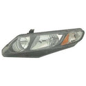 2009-2010 Honda Civic Coupe / Sedan / Hatchback Headlamp LH.
