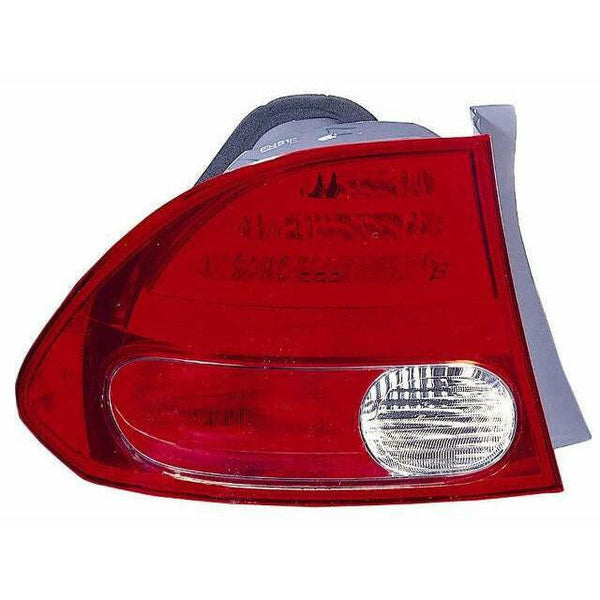 LH Tail Lamp Combination Type On Body Honda Civic Sedan/Hybrid 06-08.