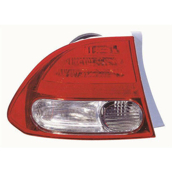 LH Tail Lamp Lens/Housing Mounted On Rear Body Honda Civic Sedan/Hybrid.