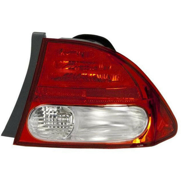 RH Tail Lamp Lens/Housing Mounted On Rear Body Honda Civic Sedan/Hybrid.