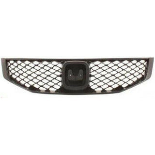2009-2011 Honda Civic Coupe / Sedan / Hatchback Grille Mat Black.