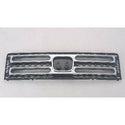 2006-2008 Honda Ridgeline Grille Black w/Chrome.