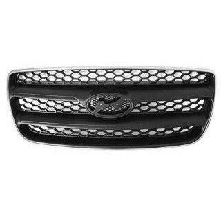 2007-2009 Hyundai Santa Fe Grille Chrome/Silver/Black.