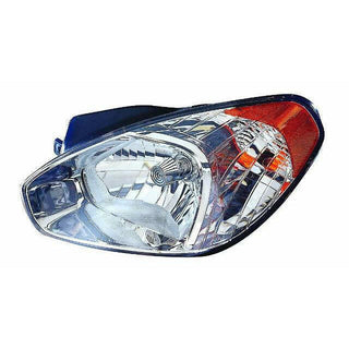 LH Combination Headlamp Accent Sedan 06-11, Hatchback 07-11.