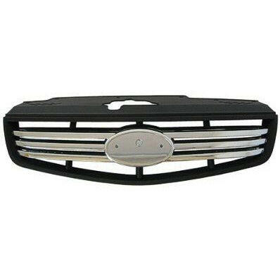 2007-2010 Kia Rio Sedan Grille Chrome.