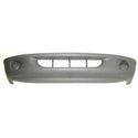 1997-2000 Dodge Dakota Front Bumper Cover W/O Fog Lamp Hole.