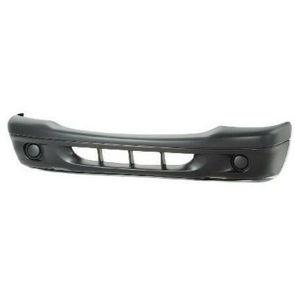2001-2004 Dodge Dakota Front Bumper Cover W/O Fog Lamp Holes All Smooth (P) Smooth Dakota 0 1-04, Durango 01-03.