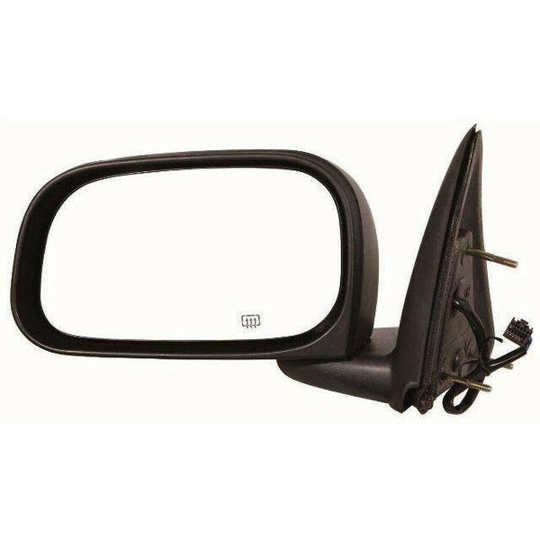 LH Door Mirror Power Heated Textured Black Folding 6x9 Dakota 05-11.