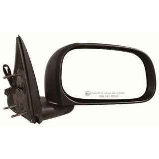 RH Door Mirror Power Heated Textured Black Folding 6x9 Dakota 05-11.