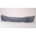 2004-2006 Dodge Durango Front Bumper Cover W/O Fog Lamp Textured Mat Gray.