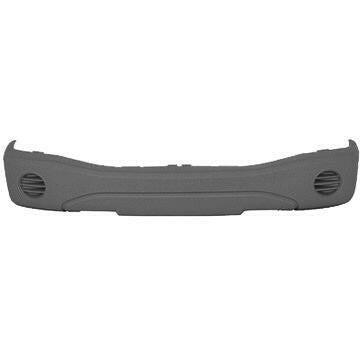 2004-2006 Dodge Durango Front Bumper Cover W/O Fog Lamp Textured Mat Gray.