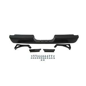 1994-2001 Dodge Pickup Step Bumper Assembly w/Pads&Draw Bar W/O Brackets.