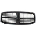 Grille Black Dodge Pickup 06-09.