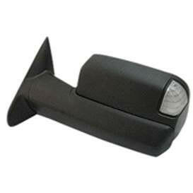 LH Mirror Outside Rear View Trailer Tow Type Textured Dodge Pickup 12-13.