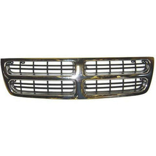 1998-2003 Dodge Van (Full-Size) Grille Chrome/Black.