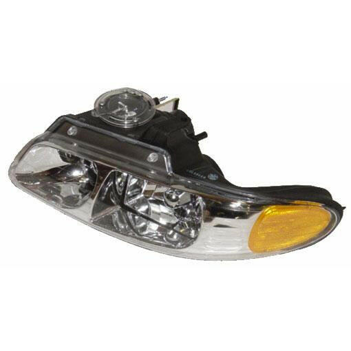 1996-1999 Chrysler Town & Country Headlamp Assembly LH w/Quad Lamp.