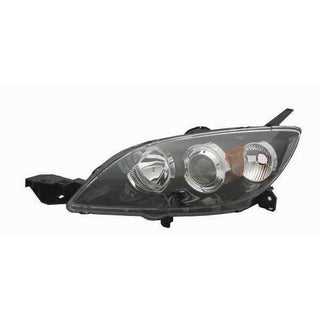 LH Headlamp Combination Type Halogen Mazda 3 Hatchback 04-09 (NSF).