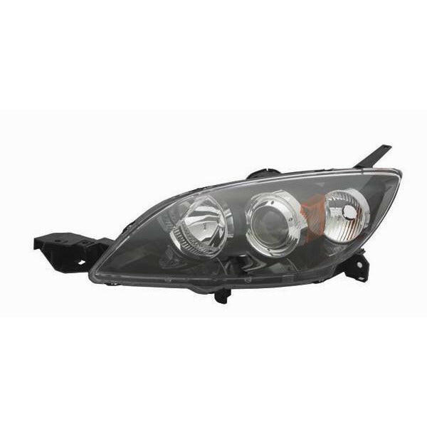 LH Headlamp Combination Type Halogen Mazda 3 Hatchback 04-09 (NSF).