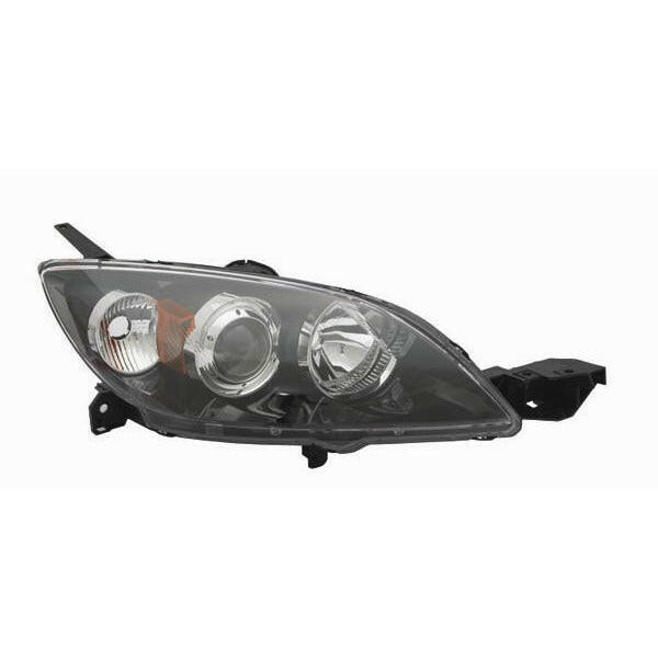 RH Headlamp Combination Type Halogen Mazda 3 Hatchback 04-09 (NSF).
