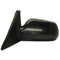LH Door Mirror Power Heated Smooth Black (P) Non-Folding Mazda 3 04-09.