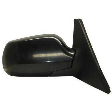 RH Door Mirror Power Heated Smooth Black (P) Non-Folding Mazda 3 04-09.