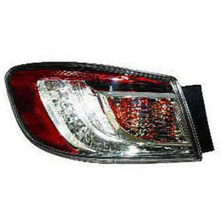 LH Tail Lamp Assembly Sedan LED Type Mazda 3 10-13.