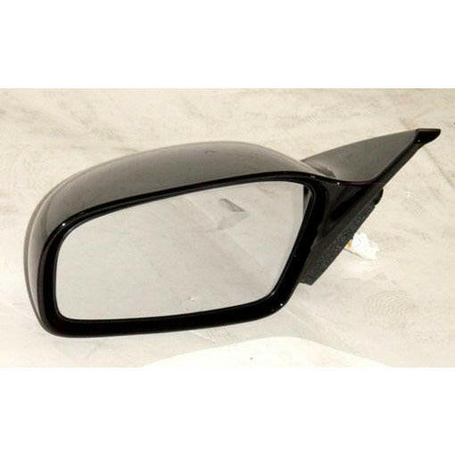 LH Door Mirror Power Heated Gloss Black Non-Folding Eclipse 2000-2005.