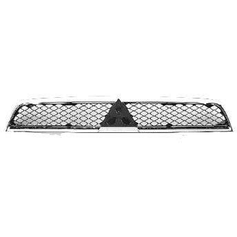 2008-2015 Mitsubishi Lancer Grille Black/Chrome.