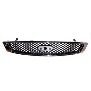 2005-2007 Ford Focus Grille Upper Chrome - Classic 2 Current Fabrication