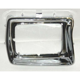 1978-1979 Ford Pickup Headlamp Door LH w/Rectangular Headlamp Chrome.