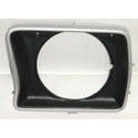 1978-1979 Ford Pickup Headlamp Door RH w/Round Headlamp Argent/Charcoal.